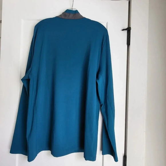 Greyson Mens Half Zip Pullover Blue XL - Picture 3 of 9